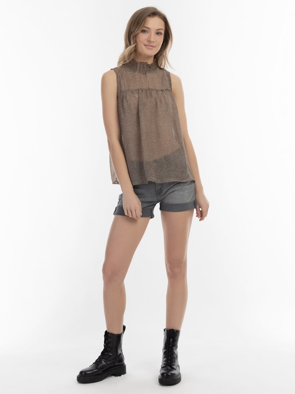 Dreimaster Bluse Damen bedruckt