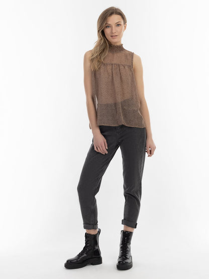 Dreimaster Bluse Damen bedruckt
