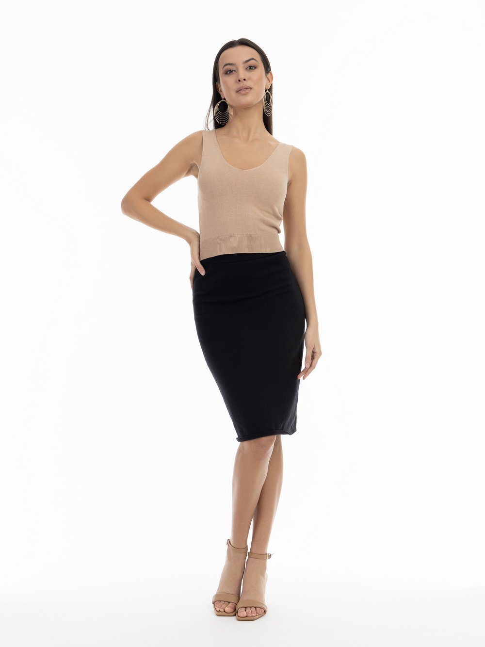Faina Strick-Tanktop Damen Baumwolle