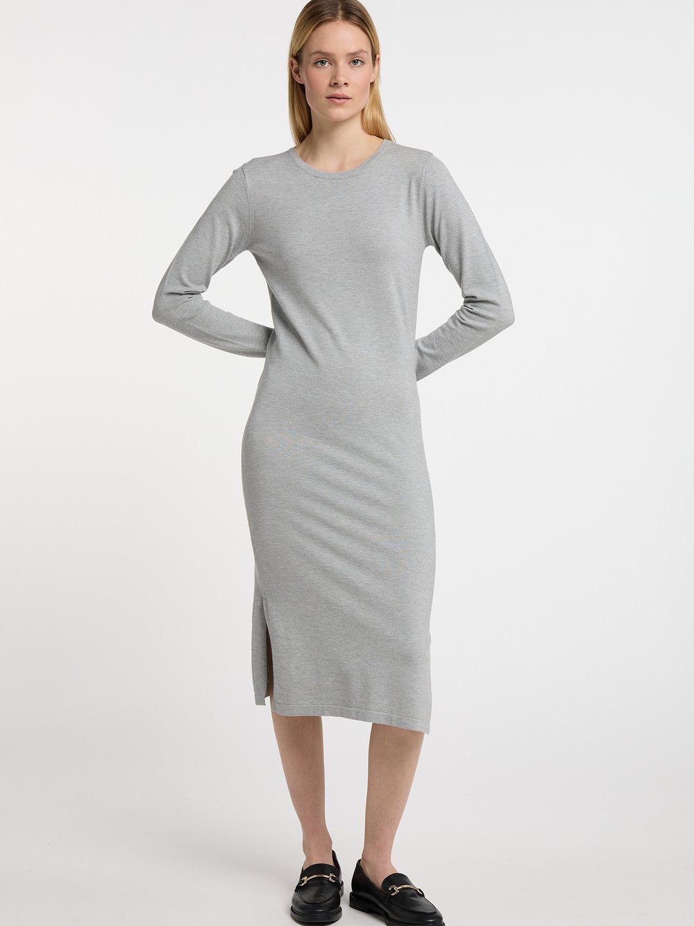 Dreimaster Strickkleid Damen Viskose