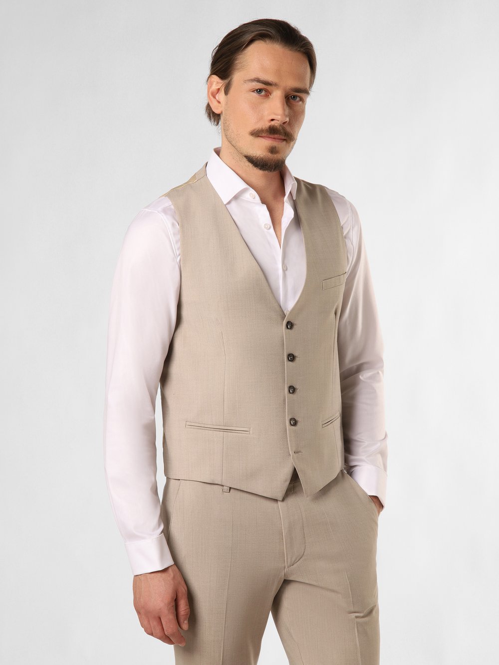Cinque Baukasten-Weste Herren Slim Fit meliert