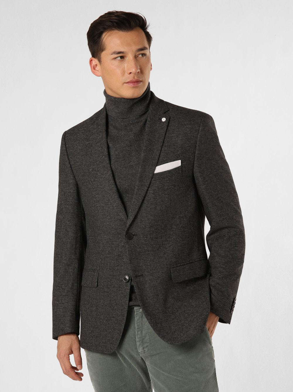 Andrew James New York Sakko Herren Regular Fit meliert