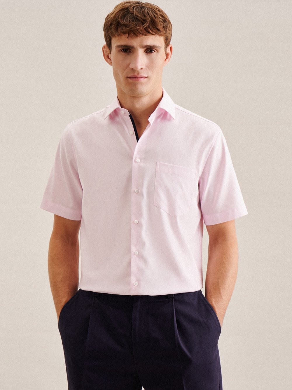 Seidensticker Strick-Jacke Herren Baumwolle