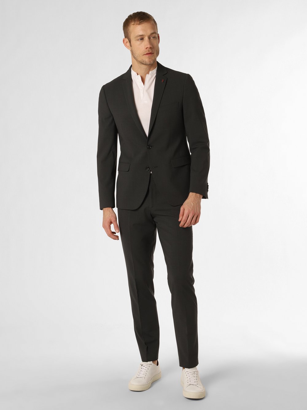 Finshley & Harding London Anzug Herren Slim Fit meliert