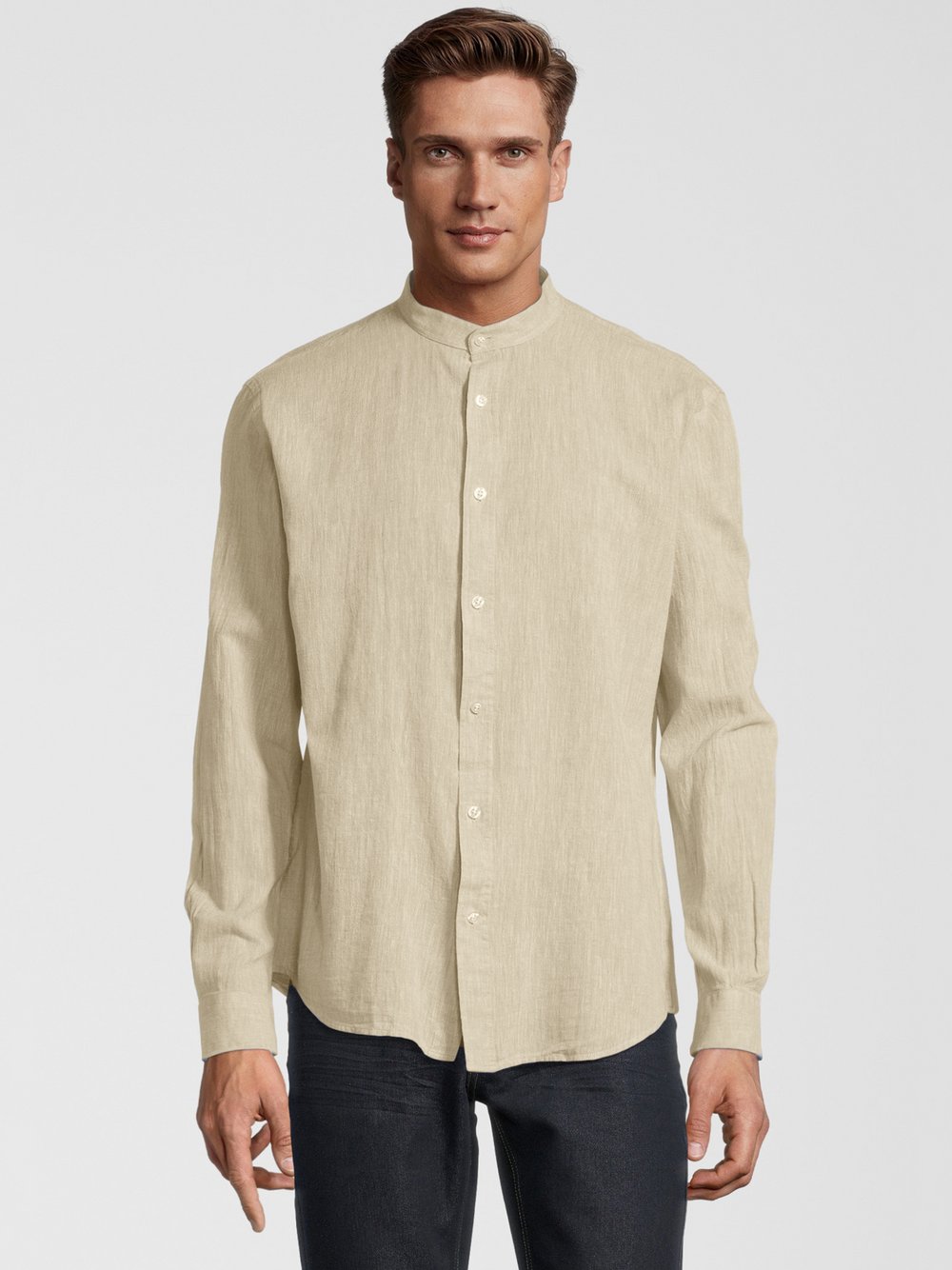 Steffen Klein Hemd Herren Slim Fit Baumwolle