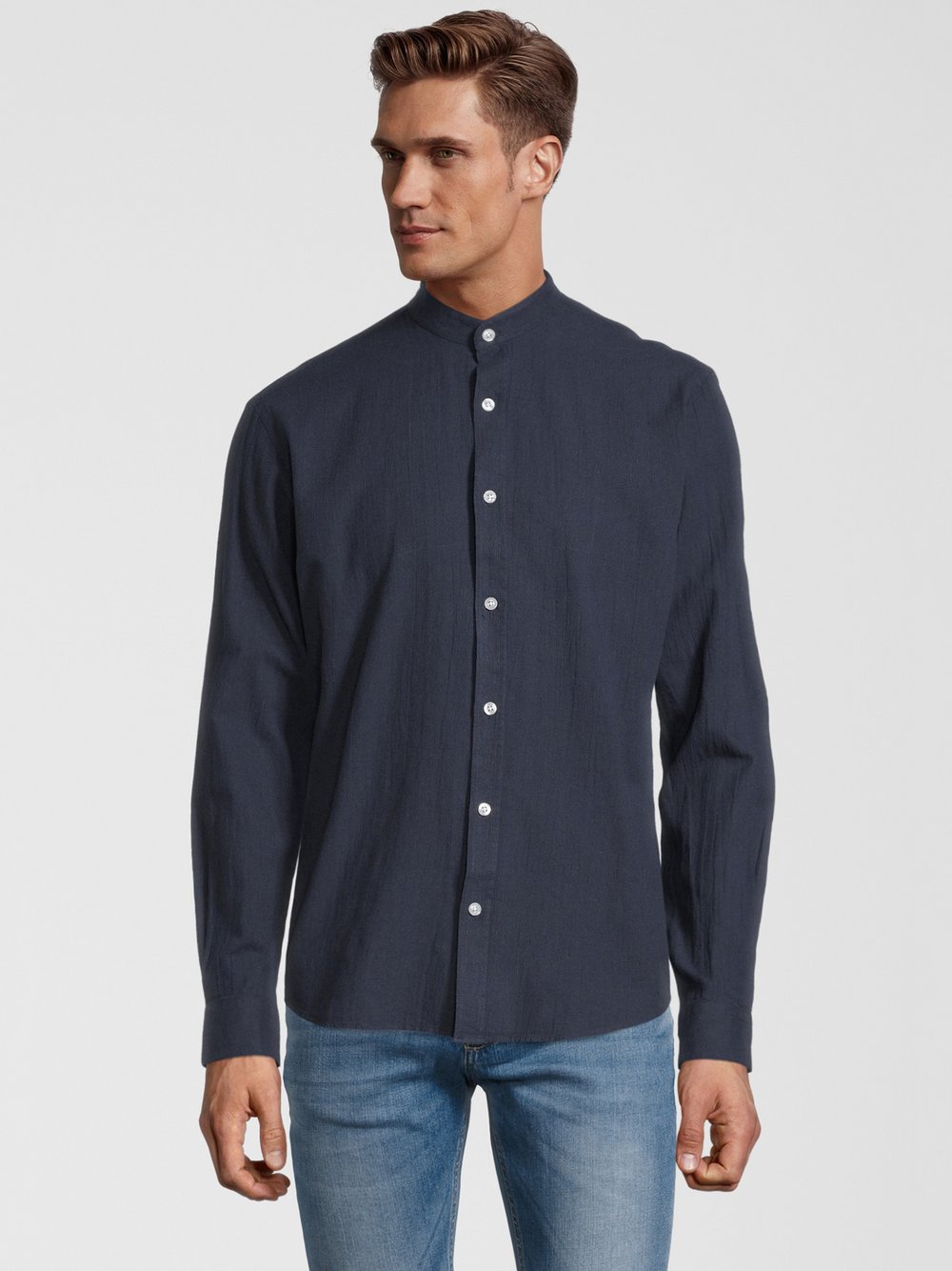 Steffen Klein Hemd Herren Slim Fit Baumwolle