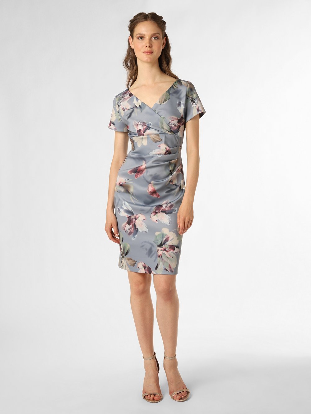 Swing Abendkleid Damen gemustert