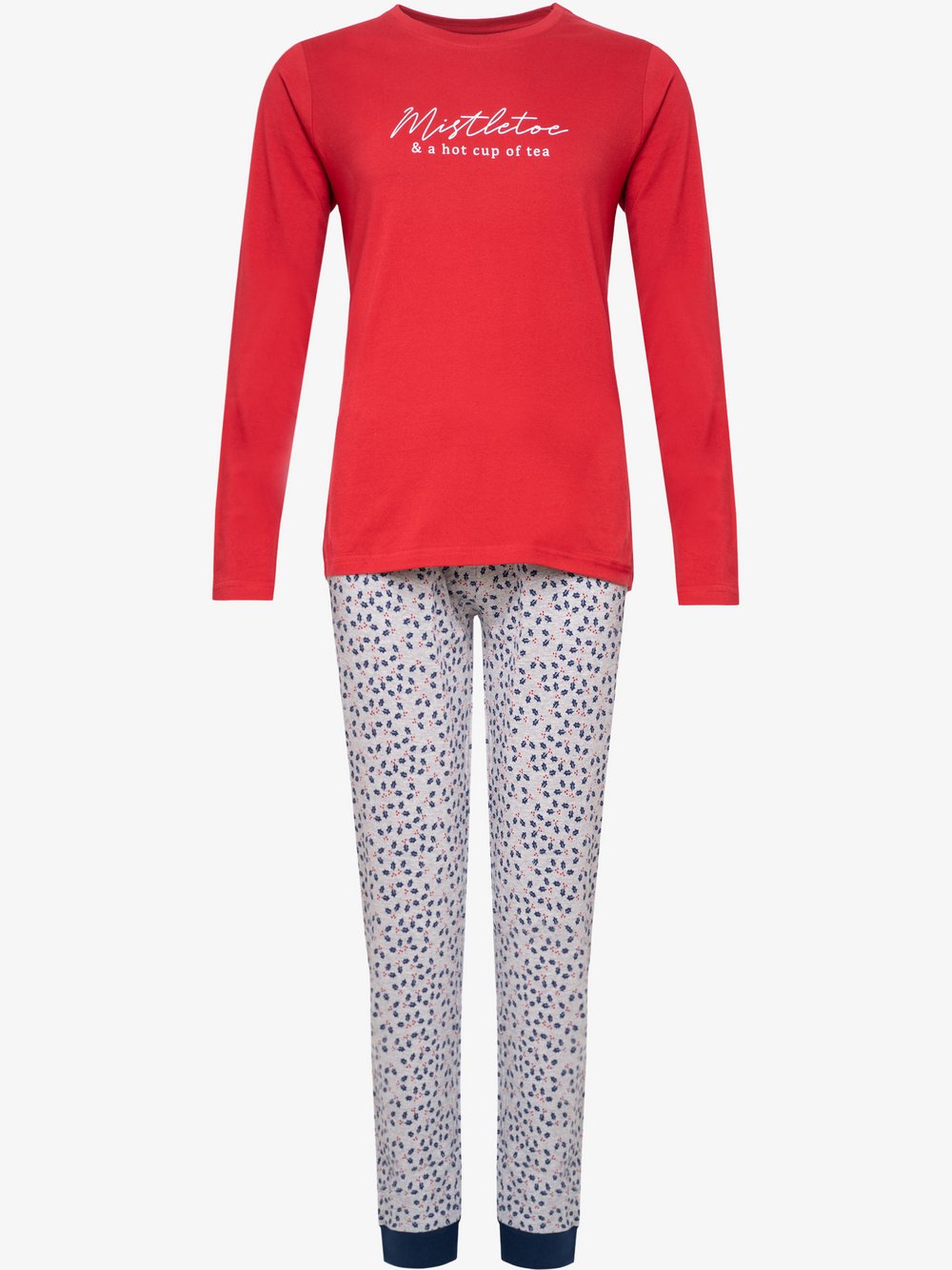 HAPPY SHORTS Pyjama Damen Jersey bedruckt