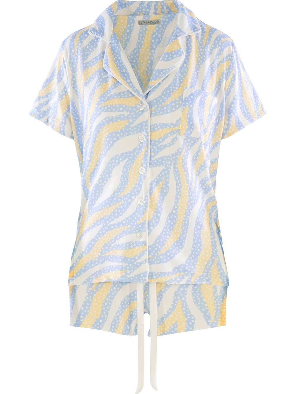 PJ Salvage Pyjamashorts Damen Jersey gemustert