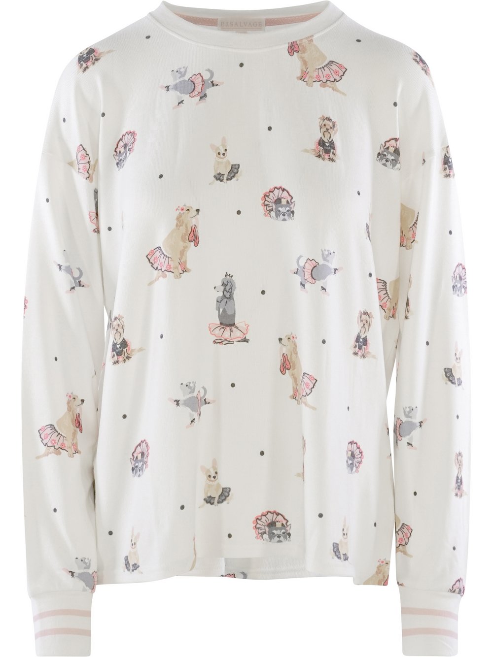 PJ Salvage Pyjamashorts Damen Jersey gemustert