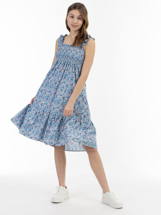 MyMo Midikleid Damen gemustert