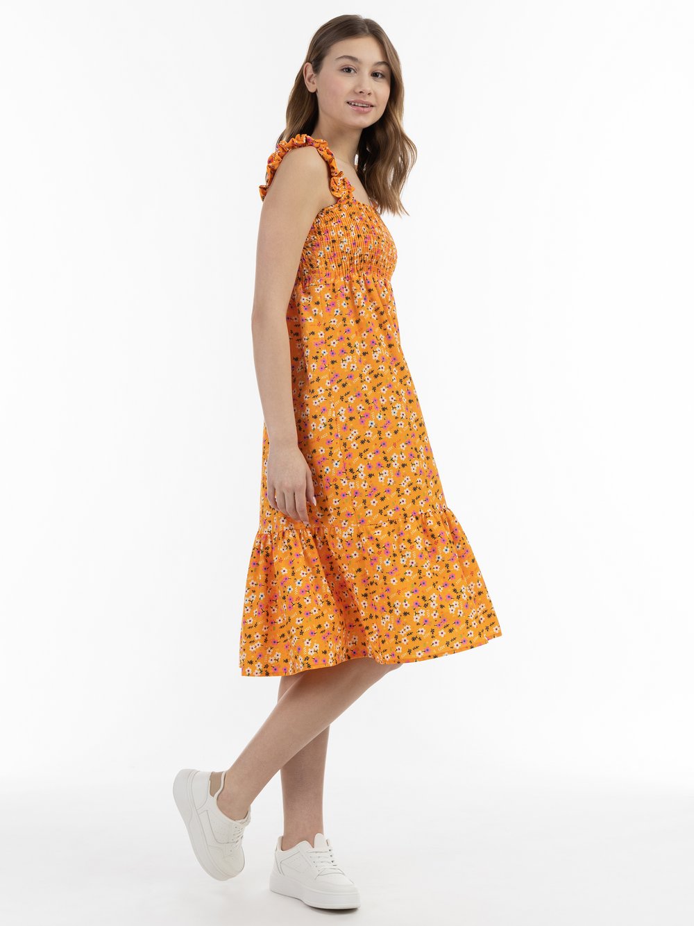 MyMo Midikleid Damen gemustert