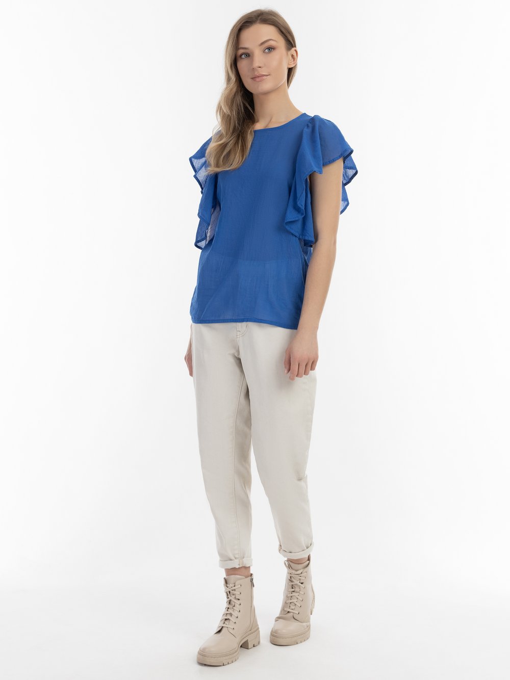 Dreimaster Blusenshirt Damen Baumwolle