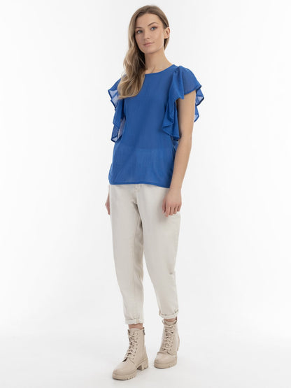 Dreimaster Blusenshirt Damen Baumwolle
