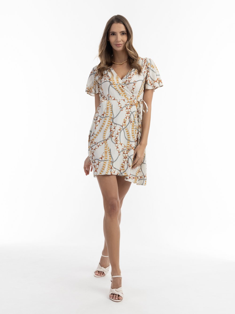 Faina Minikleid mit Allover-Print Damen Viskose