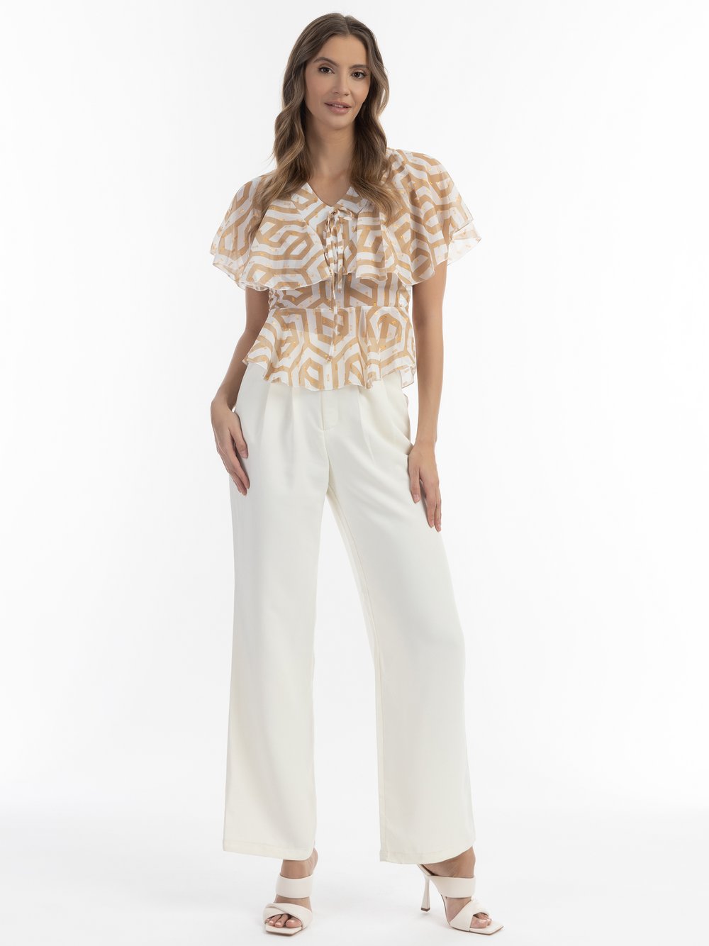 Faina Bluse Damen gemustert