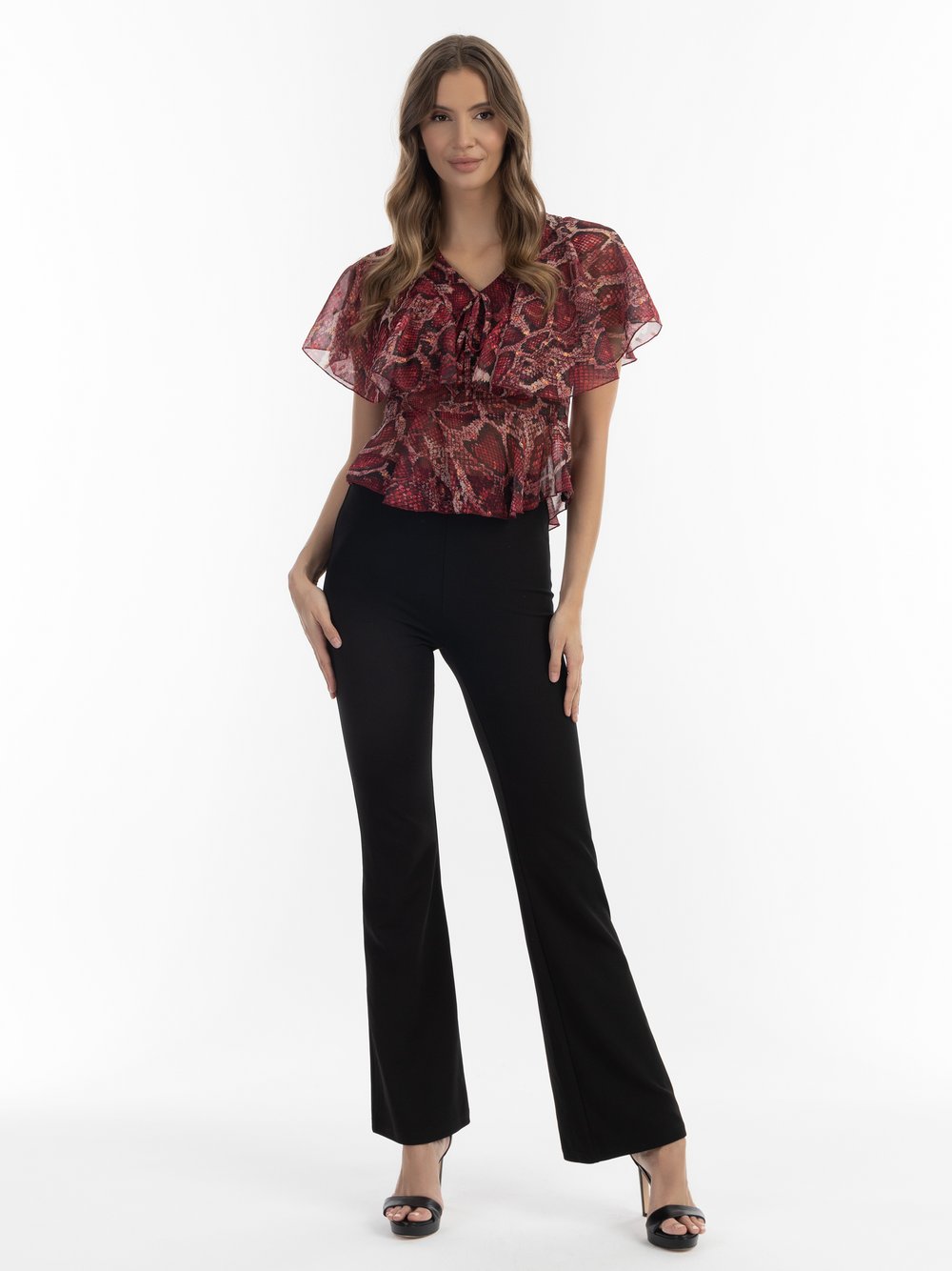 Faina Bluse Damen gemustert