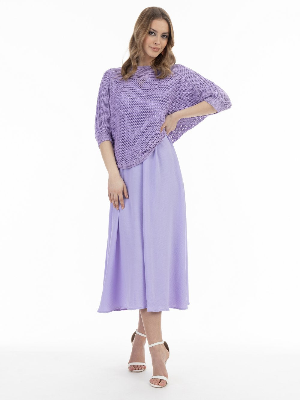 Faina Weitmaschiger Strickpullover Damen
