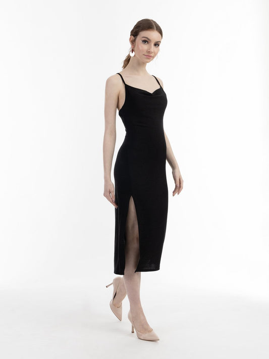 MyMo Trägerkleid midi Damen Polyamid