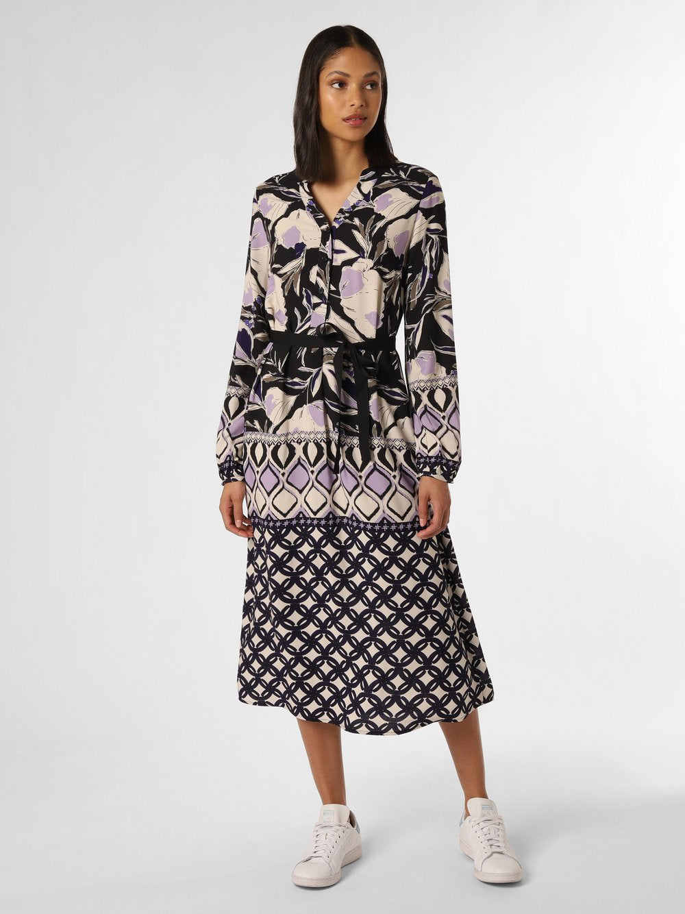 CATNOIR Kleid Damen Viskose gemustert