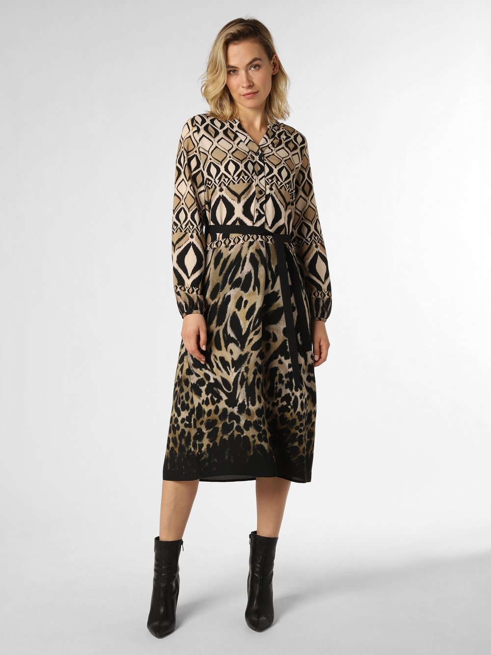 CATNOIR Kleid Damen Viskose gemustert