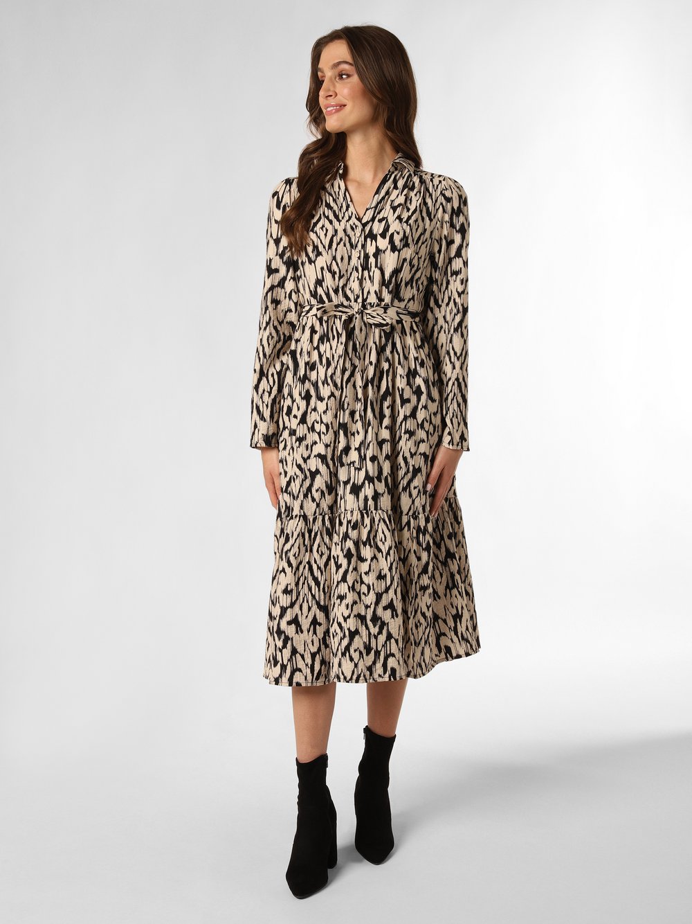 Msch Copenhagen Kleid Damen Viskose gemustert