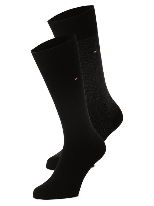 Tommy Hilfiger Socken im 2er-Pack Herren Baumwolle strukturiert