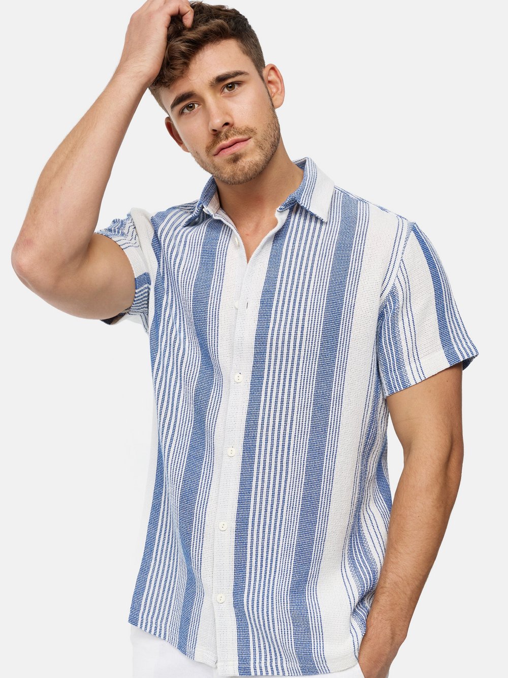 Indicode Shorts & Shirt Set Herren Baumwolle