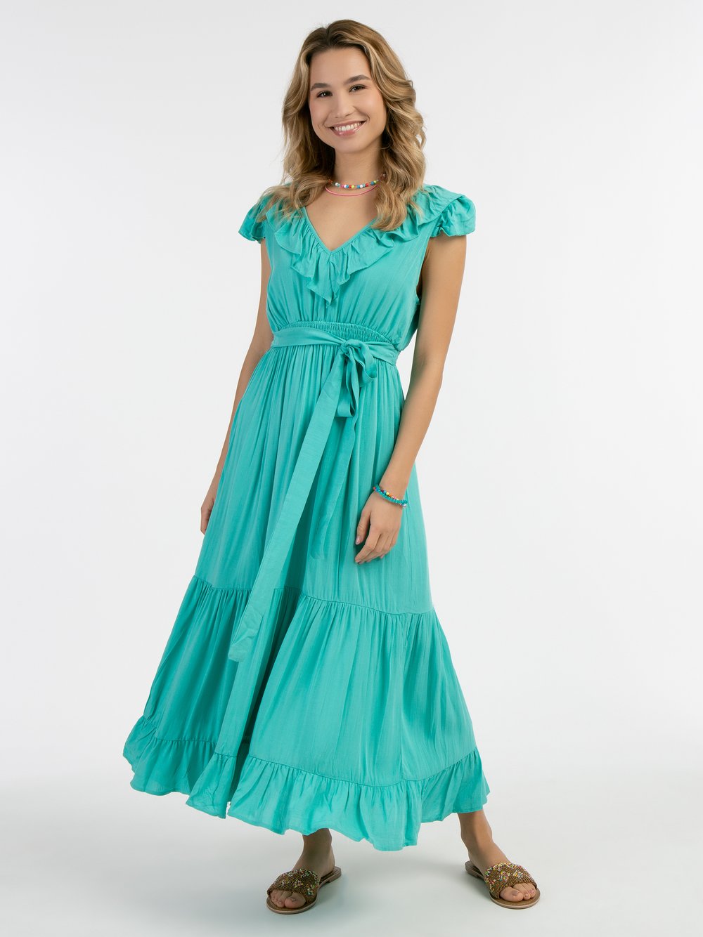 IZIA Maxikleid Damen Viskose