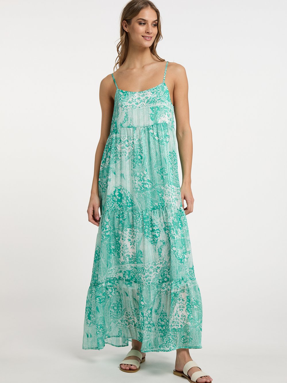 IZIA Maxikleid Damen gemustert