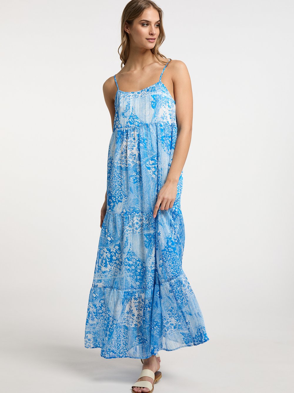 IZIA Maxikleid Damen gemustert