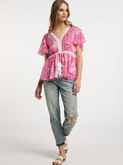 IZIA Bluse Damen bedruckt