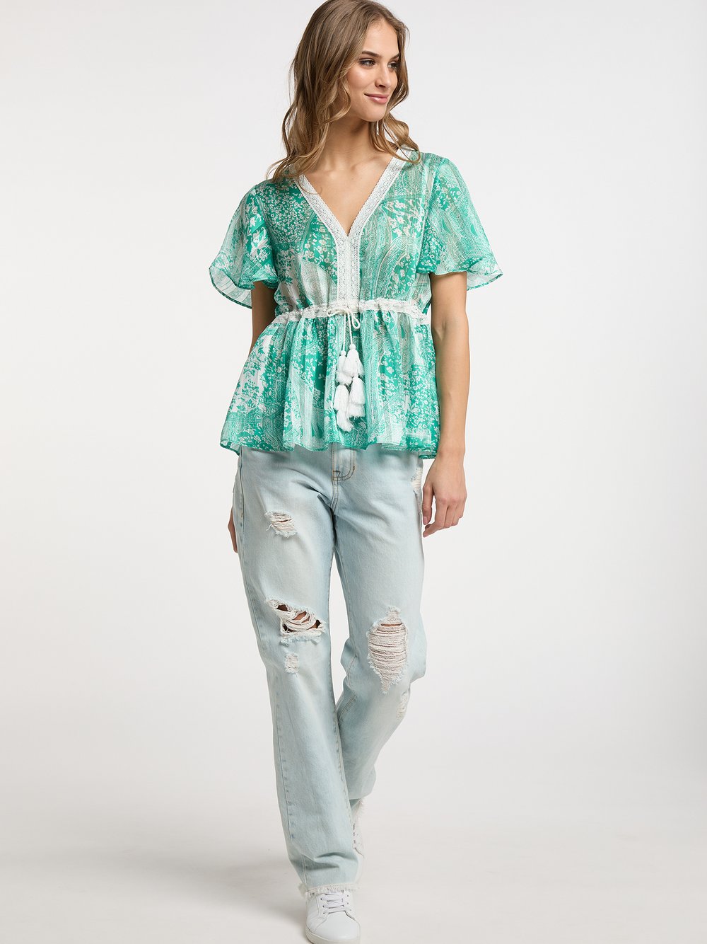 IZIA Bluse Damen bedruckt