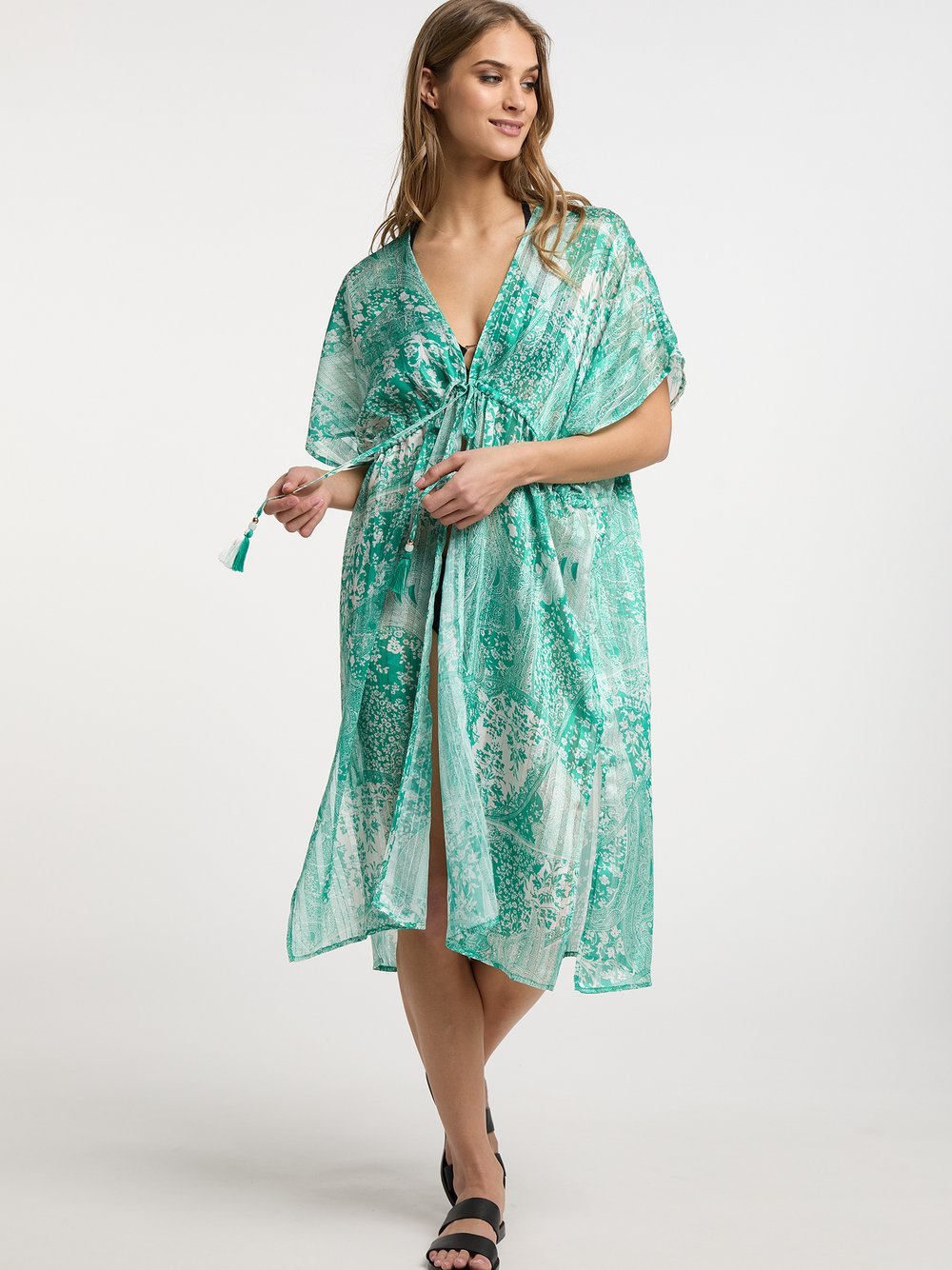 IZIA Kimono Damen gemustert