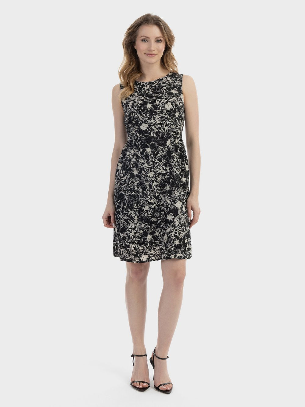 Usha Midikleid mit Retro-Print Damen gemustert