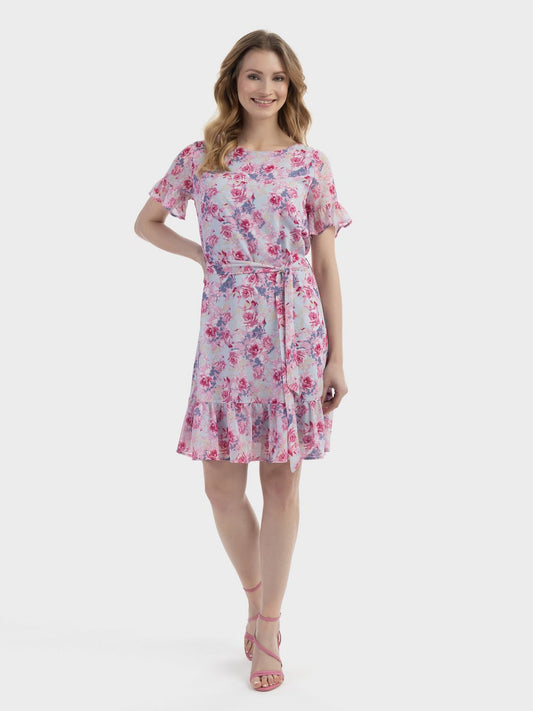 Usha Kleid Damen gemustert