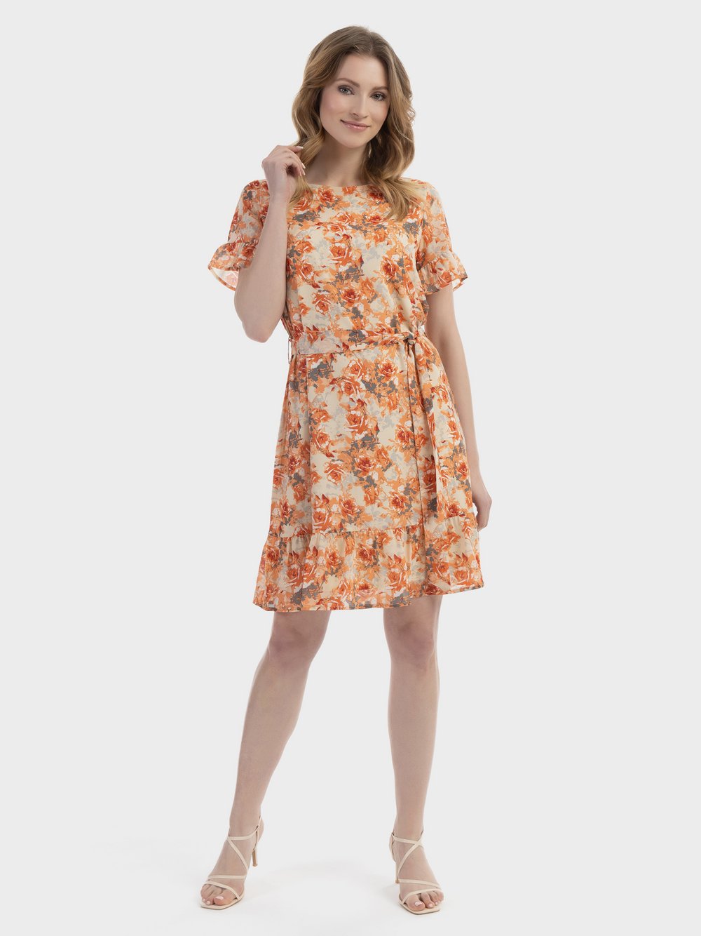 Usha Kleid Damen gemustert