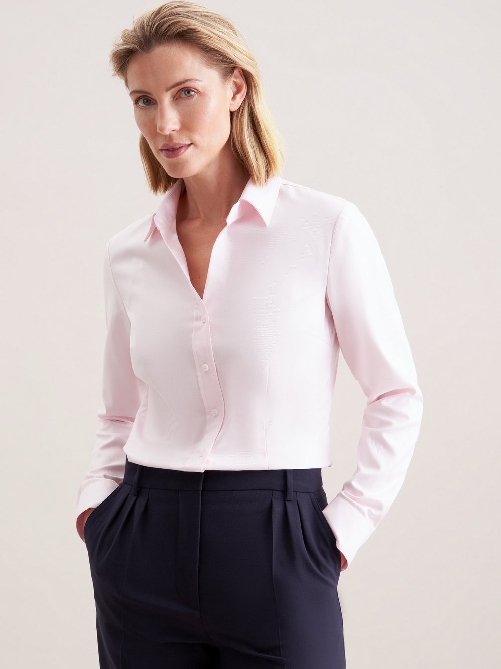 Seidensticker Strick-Jacke Herren Baumwolle