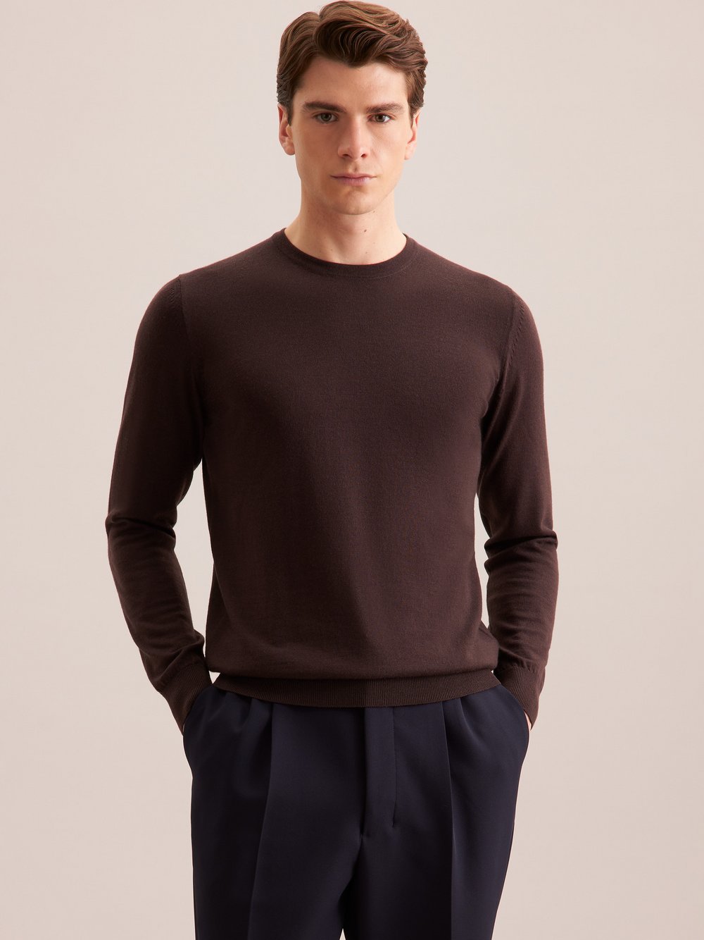 Seidensticker Strick-Jacke Herren Baumwolle