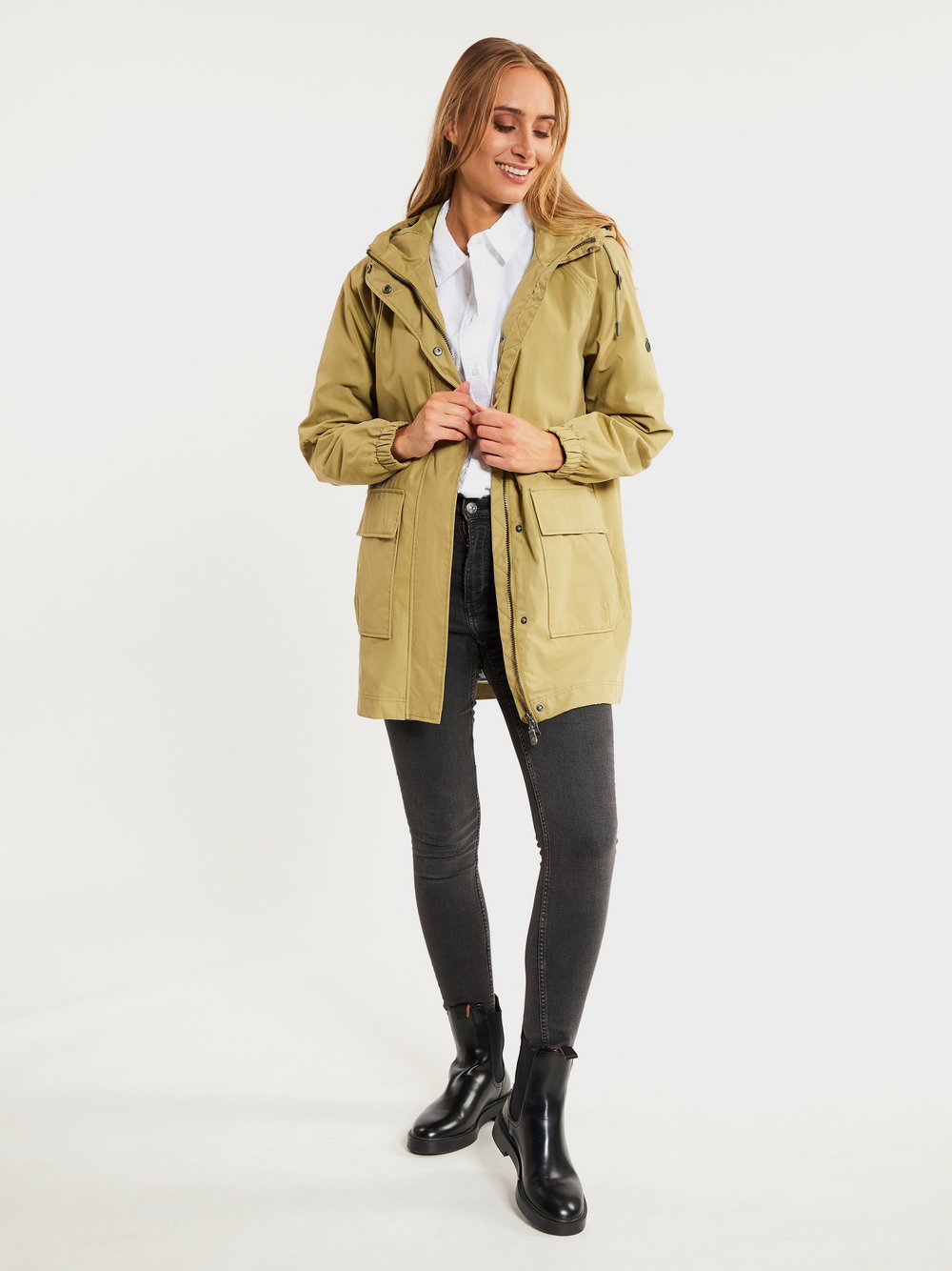 Dreimaster Jacke Damen Baumwolle