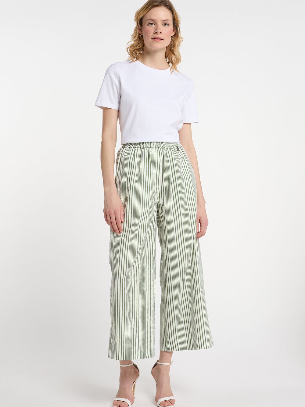 Dreimaster Culotte Damen Baumwolle gestreift