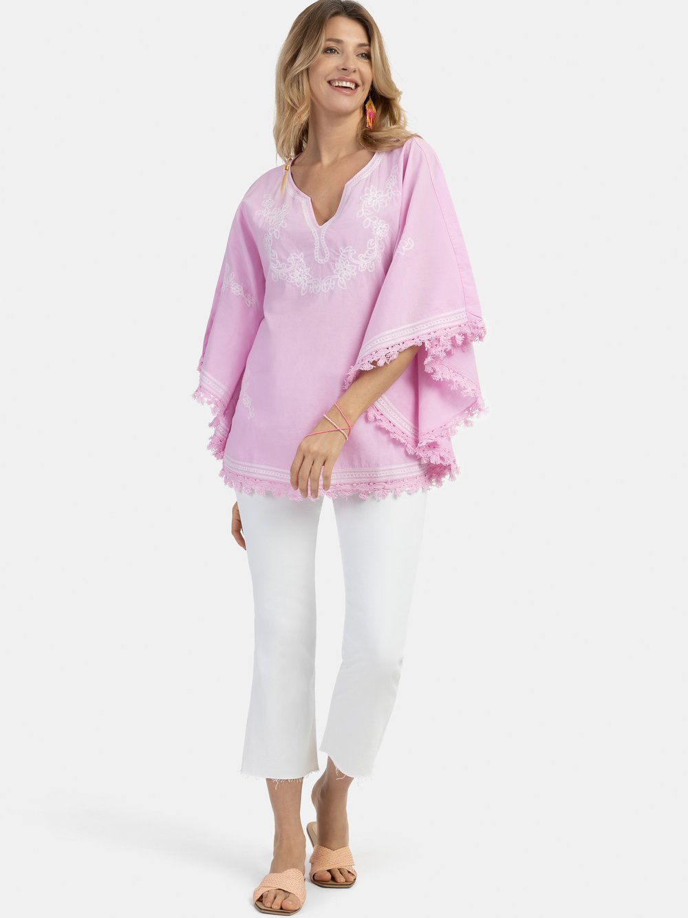 Usha Poncho Damen Baumwolle