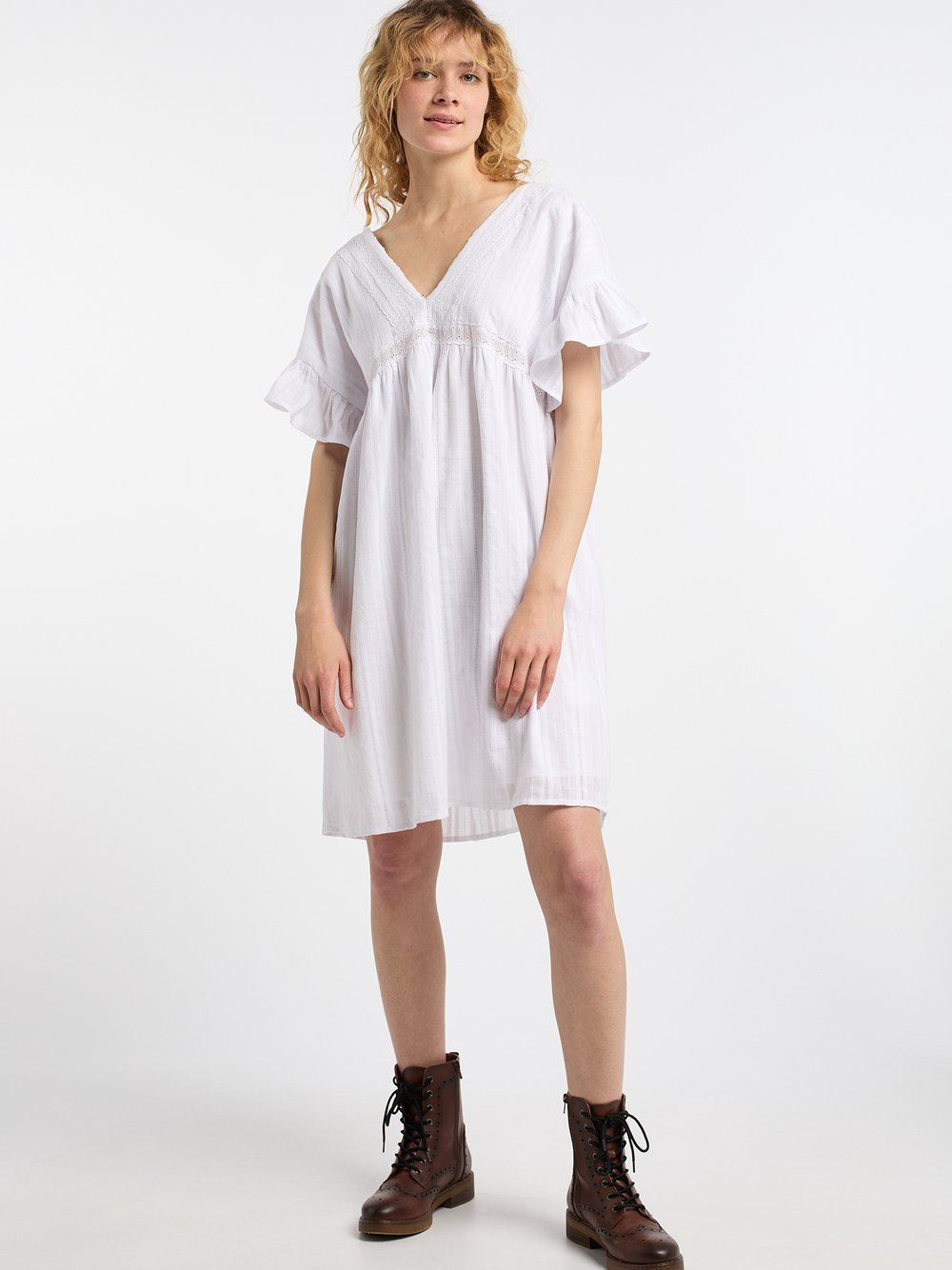 Dreimaster Kleid Damen Baumwolle
