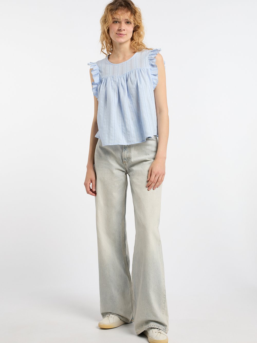 Dreimaster Bluse Damen Baumwolle