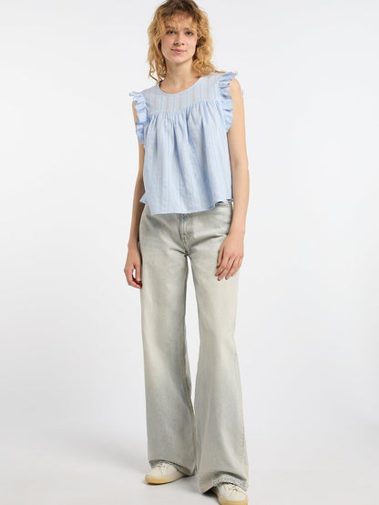 Dreimaster Bluse Damen Baumwolle