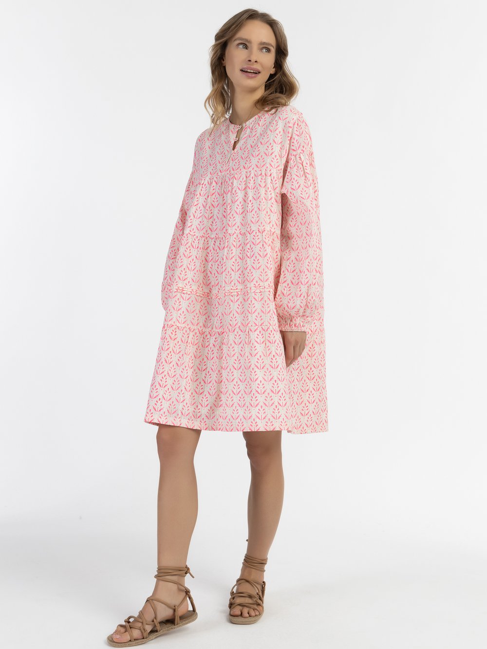 IZIA Midikleid mit Allover-Print Damen gemustert