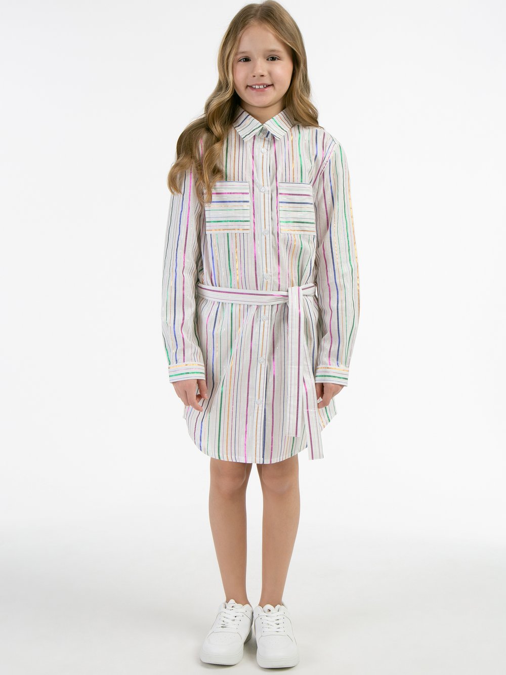 MyMo Hemdblusenkleid Mädchen gestreift
