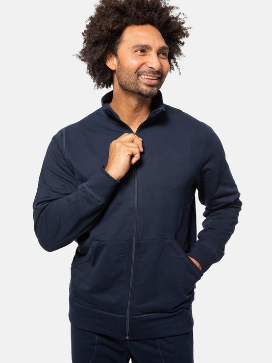 Ammann Homewear Jacke Herren Baumwolle