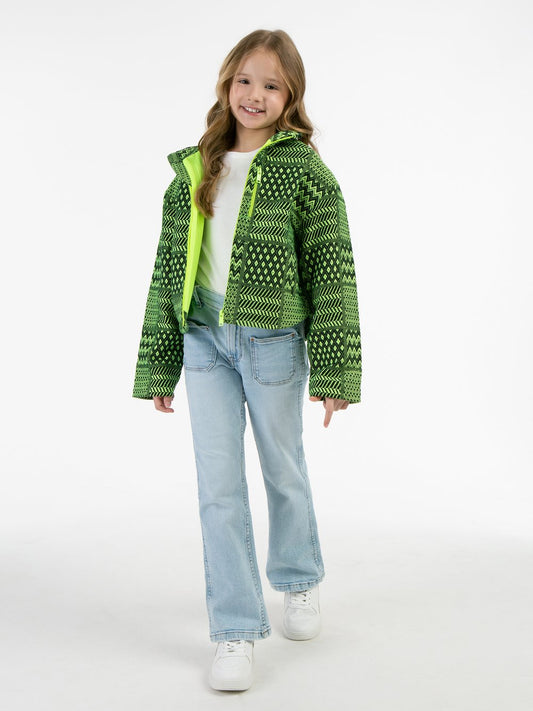MyMo Blouson Mädchen Baumwolle gemustert