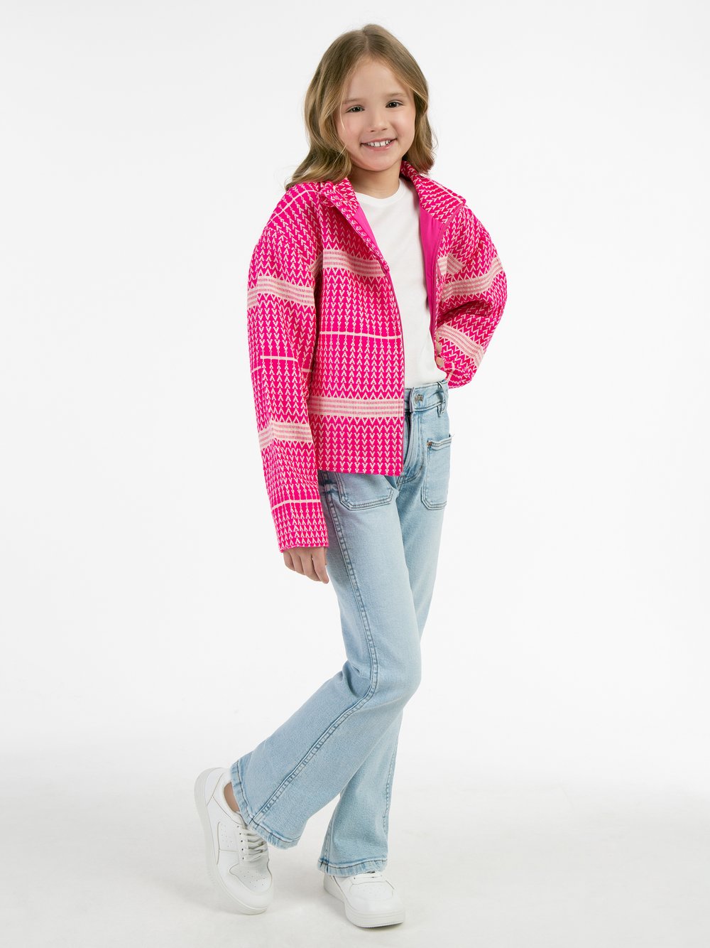 MyMo Blouson Mädchen Baumwolle gemustert